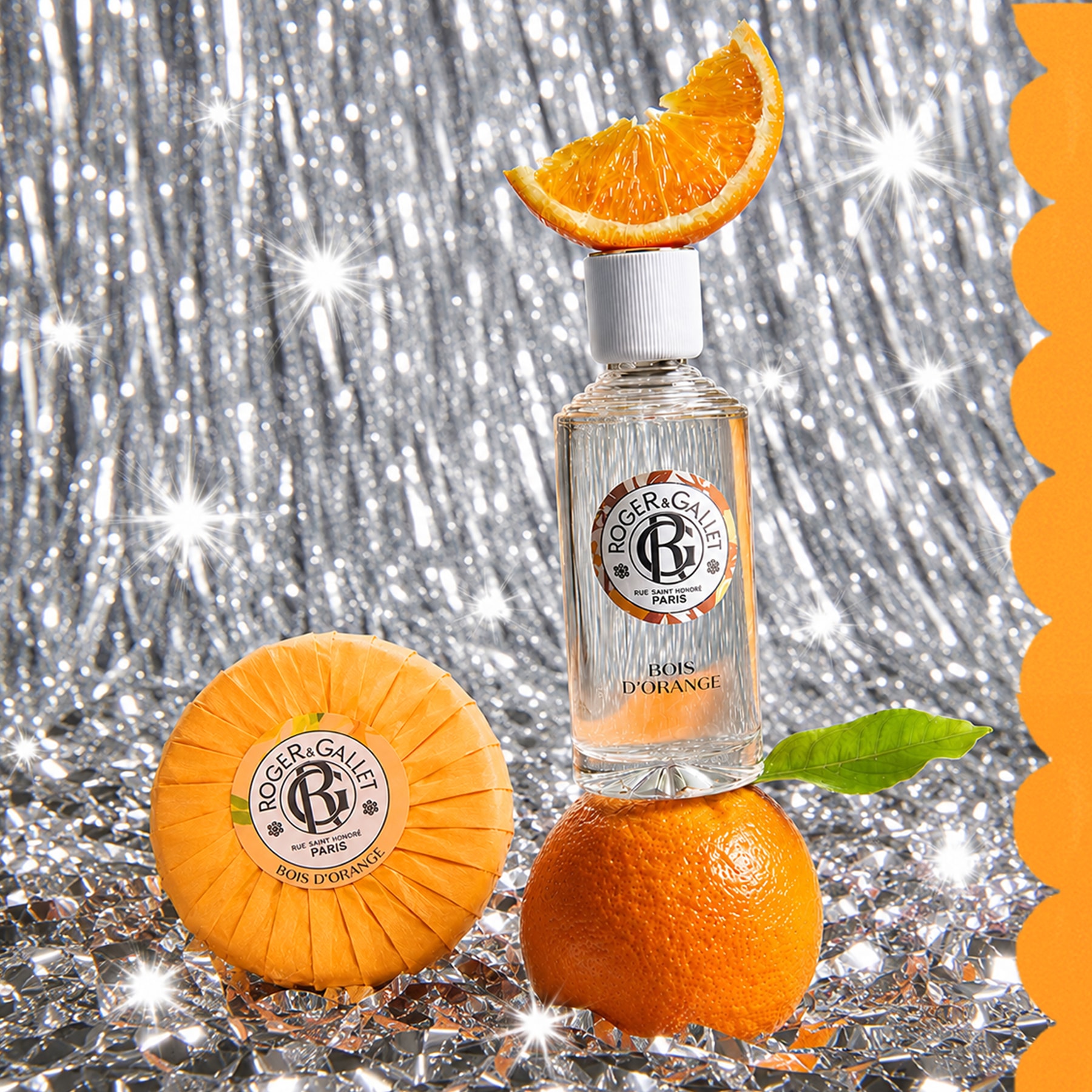 Bois d'Orange Christmas gift set wellbeing fragrant water + wellbeing soap