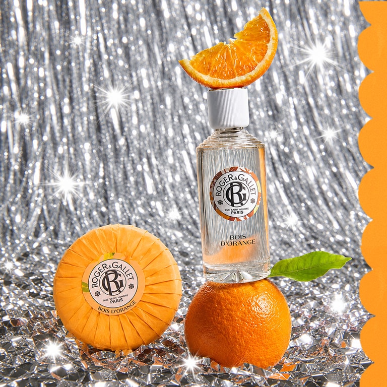 Bois d'Orange Christmas gift set wellbeing fragrant water + wellbeing soap